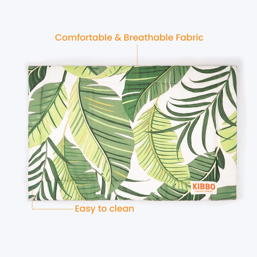 Pet Mat, Green Leaf Pack1