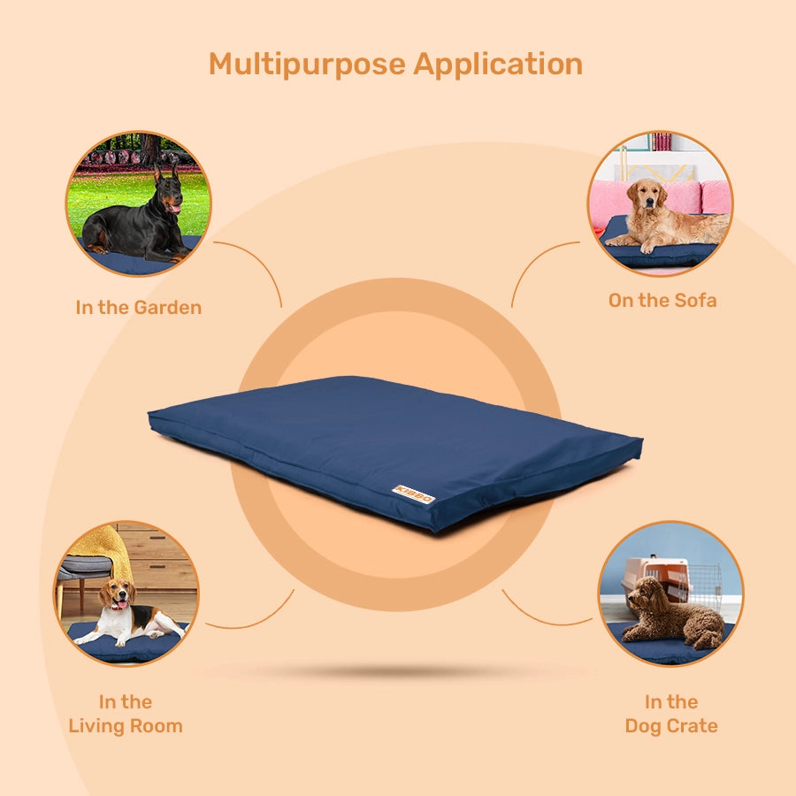 Waterproof Flat Bed, Blue