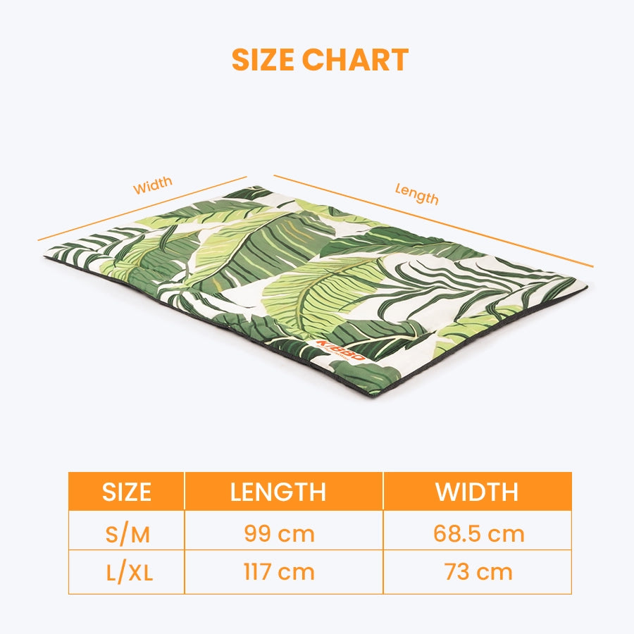 Pet Mat, Green Leaf Pack1