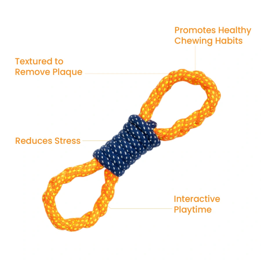 Rope Toy, Double Loop Tug