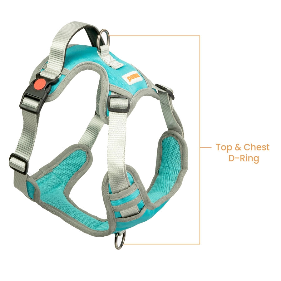Reflective Vest Harness, Sea Green