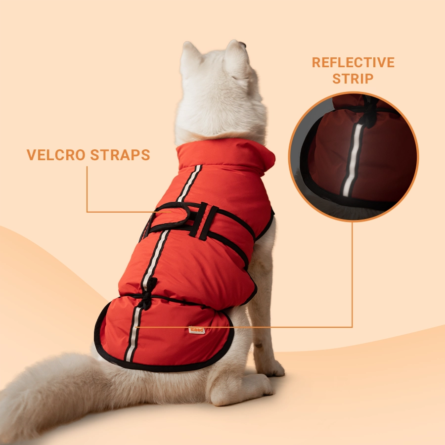 Waterproof Reflective Jacket, Red