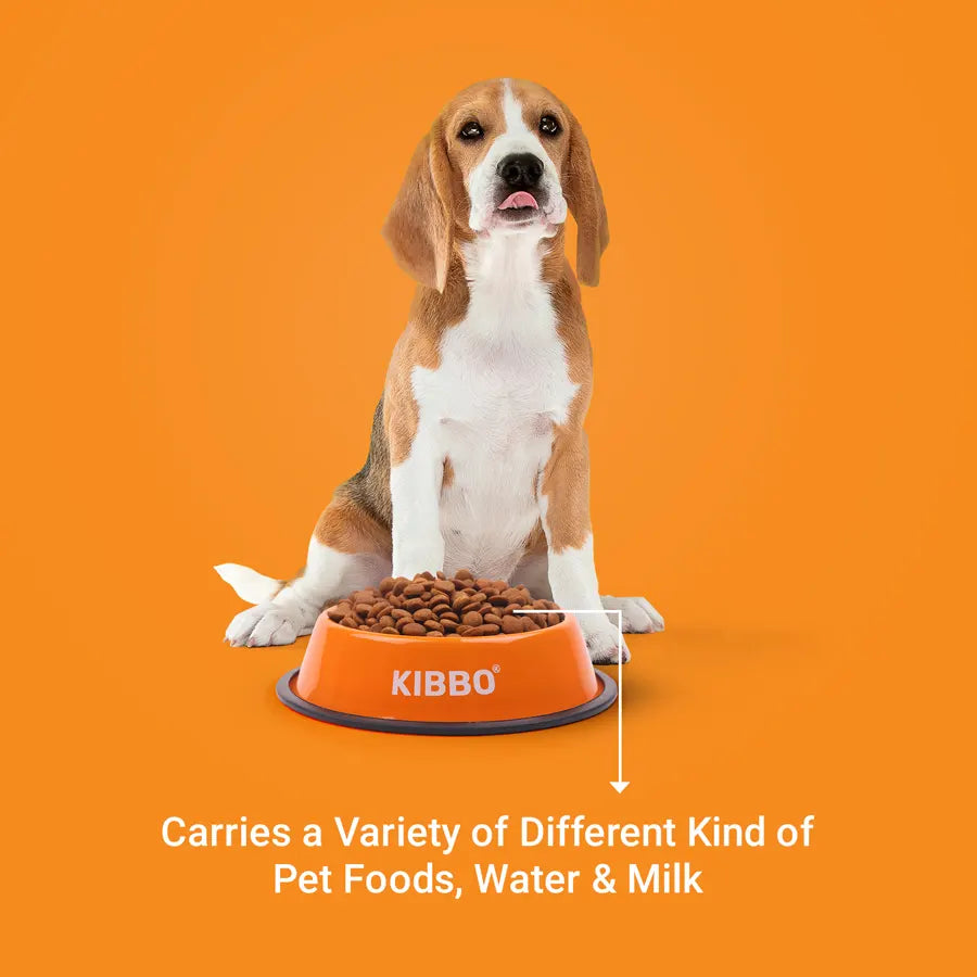 Anti Skid Bowl, Orange, Plain