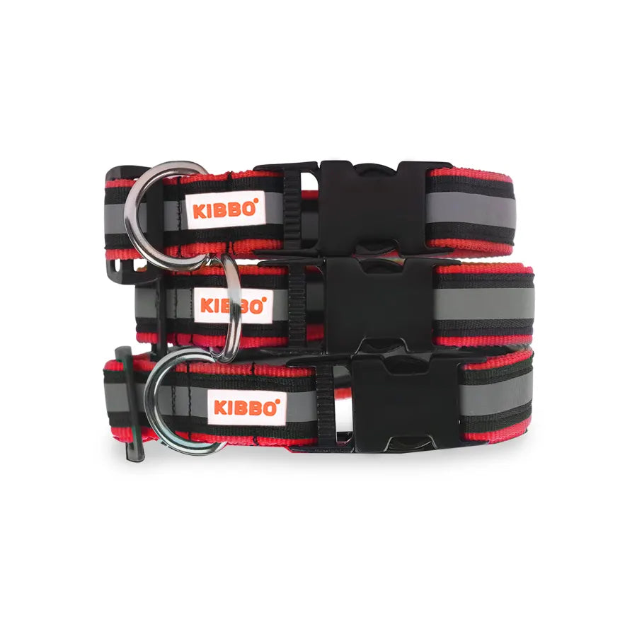 Reflective Collar, Red, Pack of 3