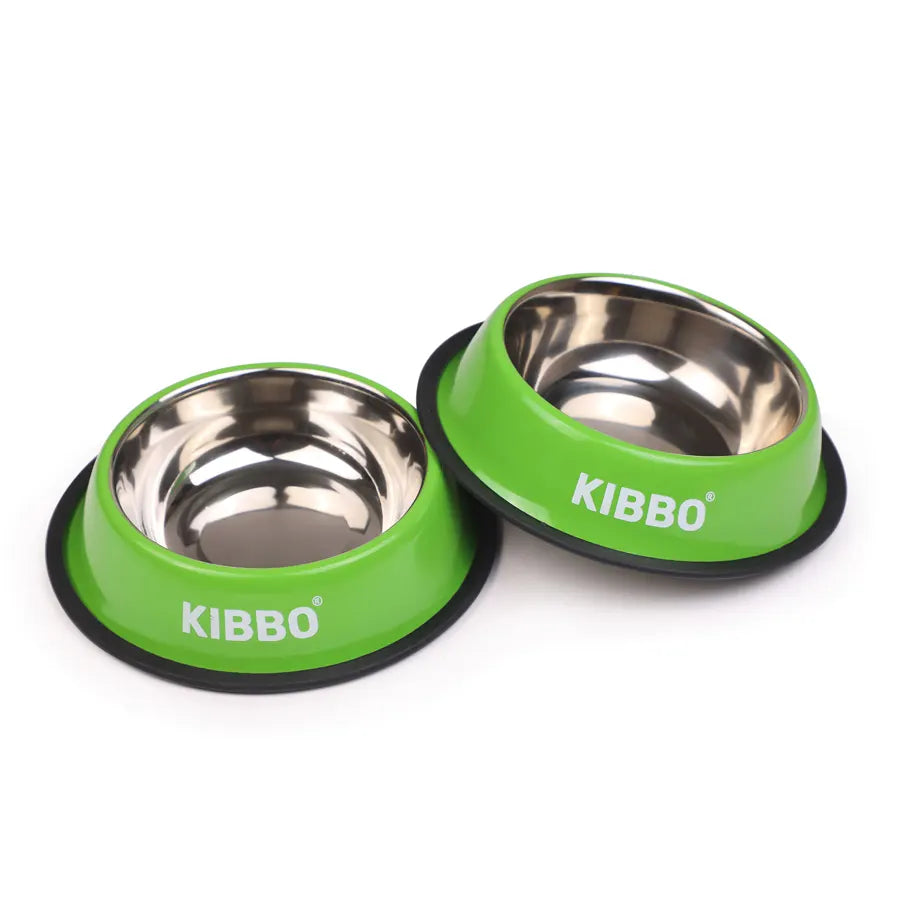 Anti Skid Bowl, Orange, Plain, Pack of 2