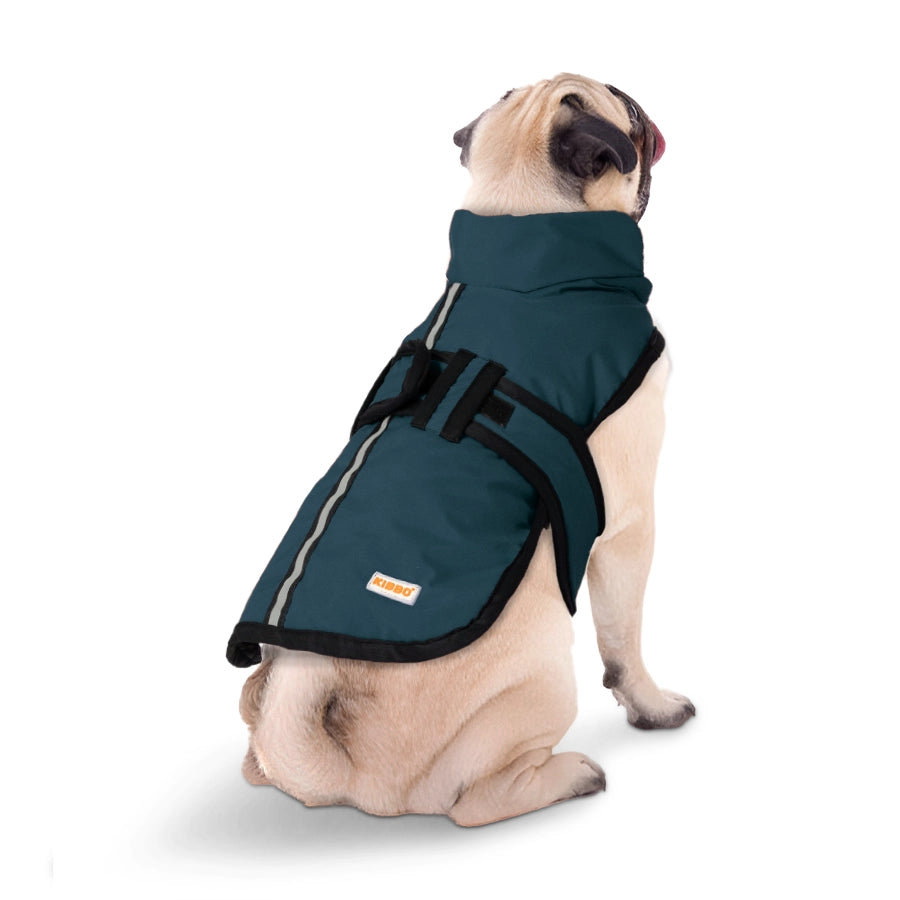 Waterproof Reflective Jacket, Blue, Pack1